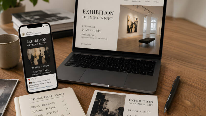 How to Promote Your Art Exhibition - Galleri Carl
