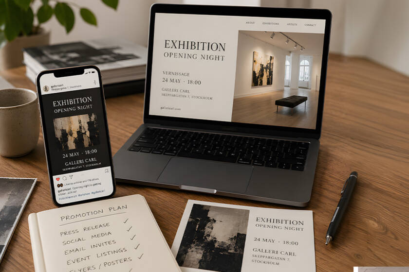 How to Promote Your Art Exhibition - Galleri Carl